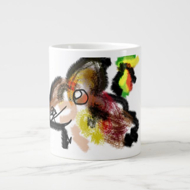 Taza De Café Gigante Wolf autumn (Frente)