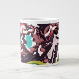 Taza De Café Gigante Wolf en primavera