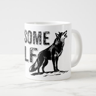 Taza De Café Gigante Wolf Geschenk Retro Spruch Vintage Natur Hund