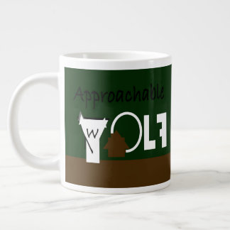 Taza De Café Gigante Wolf Mug Ft. Gráficos de J.H.T