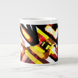 Taza De Café Gigante Wolf run night