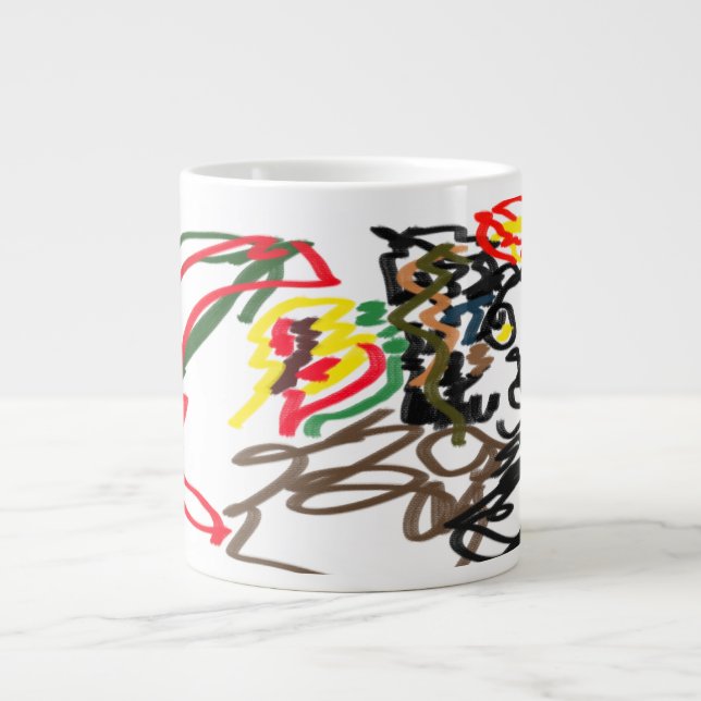 Taza De Café Gigante Wolf set Autumn (Frente)