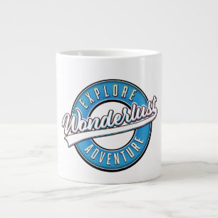 Taza De Café Gigante Wonderlust Explora Aventura