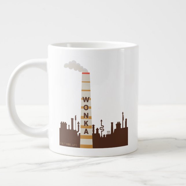 Taza De Café Gigante Wonka Factory Silhouette (Izquierda)