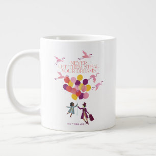 Taza De Café Gigante Wonka "Nunca dejes que roban tus sueños"