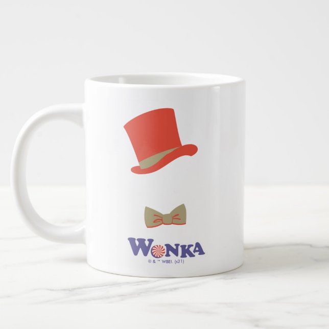 Taza De Café Gigante Wonka Top Hat & Bow Tie (Izquierda)