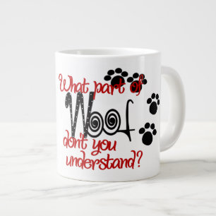 Taza De Café Gigante Woof - Jumbo Mug