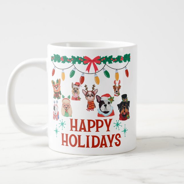 Taza De Café Gigante Xmas Roof coffee specialty mug (Izquierda)