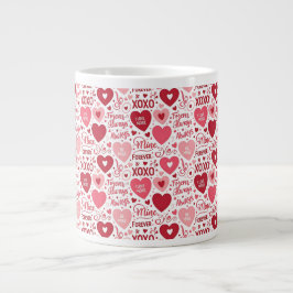 Taza De Café Gigante XOXO & Siempre Mía