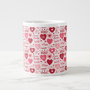 Taza De Café Gigante XOXO & Siempre Mía