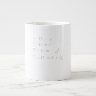 Taza De Café Gigante Y Dios Dijo La Ecuación De Maxwell