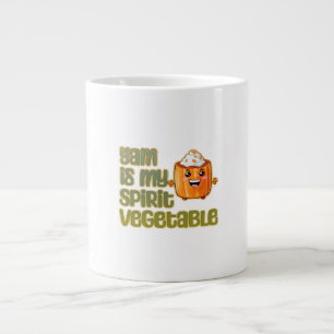 Taza De Café Gigante Yam es mi espíritu Vegetable clásico
