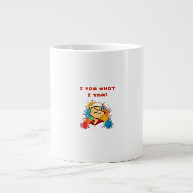 Taza De Café Gigante Yam What I Yam Classic Sloth Trendy (Frente)