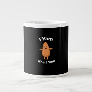 Taza De Café Gigante Yam What I Yam - Dancing Sweet Potato Thanksgivi