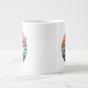 Taza De Café Gigante Yassified Retro Sunset
