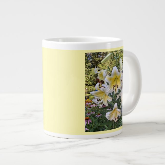 Taza De Café Gigante Yellow Lilly Glass (Derecha)