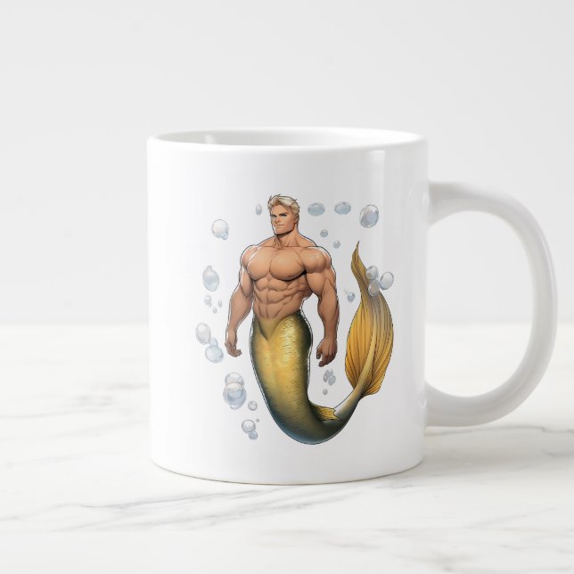 Taza De Café Gigante Yellowtail Merman Mug (Derecha)