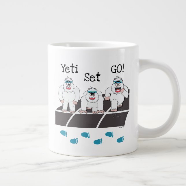Taza De Café Gigante Yeti Set Go Giant Coffee Mug (Derecha)