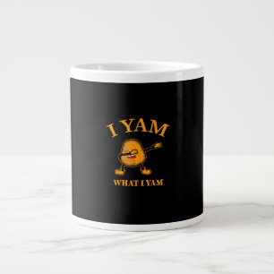 Taza De Café Gigante Yo Soy Lo Que Me Gusta El Amor De La Papa O El Bai