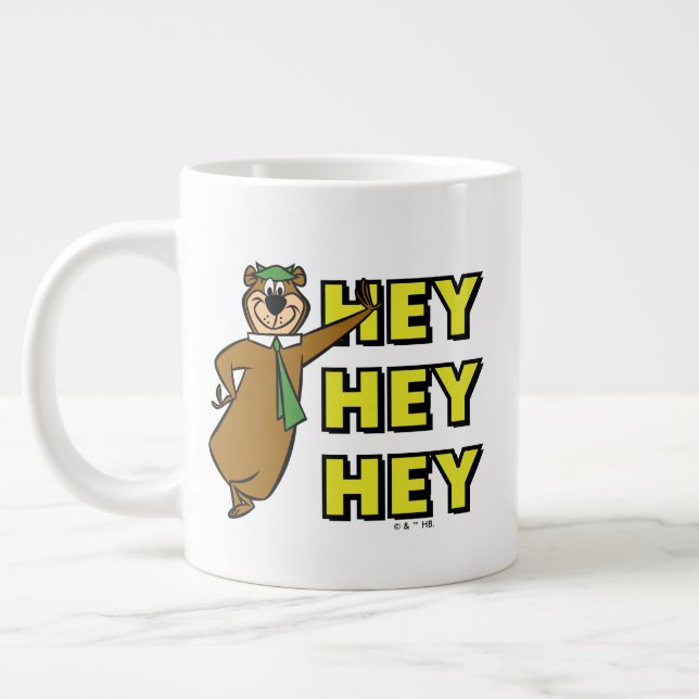 Taza De Café Gigante Yogi Bear Hey Hey (Izquierda)