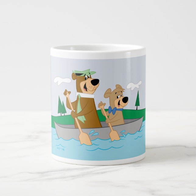 Taza De Café Gigante Yogi Bear y Boo Fun Canoaventura (Frente)