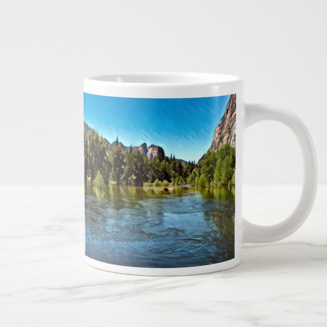 Taza De Café Gigante YOSEMITE OASIS Jumbo Mug (Derecha)