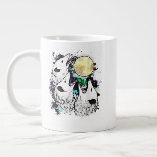 Taza De Café Gigante Zarigüeya Divertida Luna Cute Possum Gritando