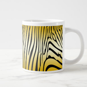 Taza De Café Gigante Zebra Zebra Yellow
