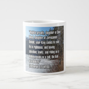 Taza De Café Gigante Zechariah 9:9 WEBU Mug