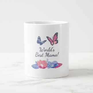 Taza De Café Gigante "ZenBloom: Elegancia tranquila en cada