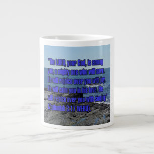 Taza De Café Gigante Zephaniah 3:17 WEBU Mug