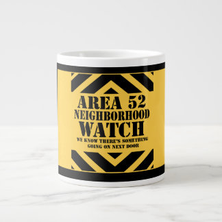 Taza De Café Gigante Zona 52 Patrulla de vigilancia de vecindad