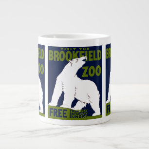 Taza De Café Gigante Zoológico de Brookfield, Poster del Programa Feder