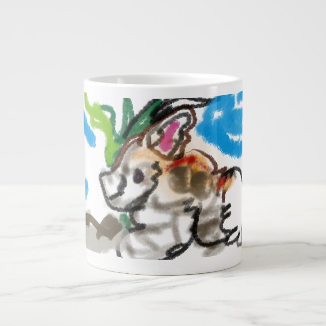 Taza De Café Gigante Zorro de Fennec (Frente)