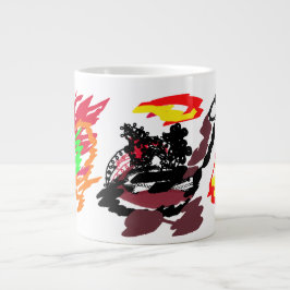 Taza De Café Gigante Zorro otoño salvaje