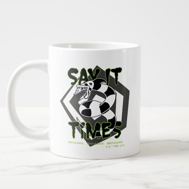 Taza De Café Gigante Zumo de remolacha | Dilo 3 veces (Izquierda)