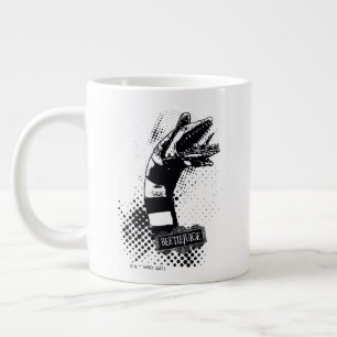 Taza De Café Gigante Zumo de remolacha Ilustracion de gusano de arena