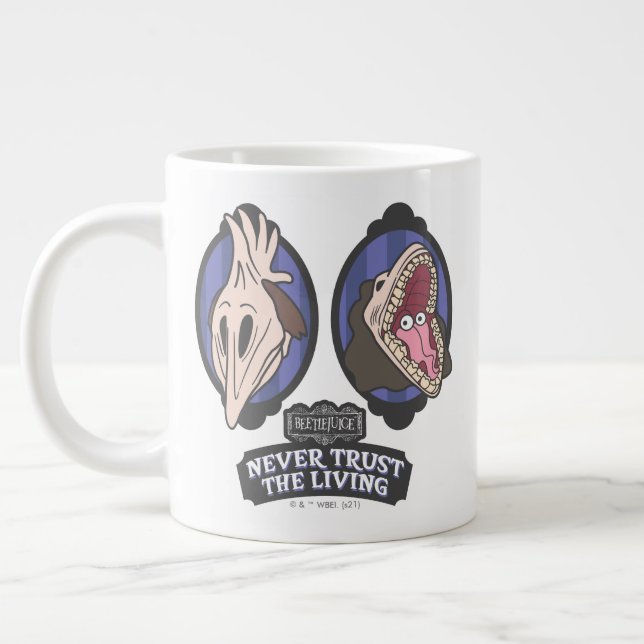 Taza De Café Gigante Zumo de remolacha | Maitlands "Nunca confies en lo (Izquierda)