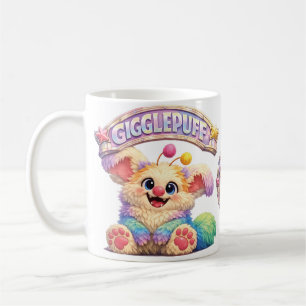 Taza De Café Gigglepuff- Amigo Pequeño y Peludo Adorable