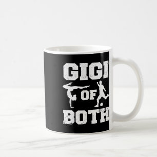 Taza De Café Gigi de gimnasia y fútbol divertido gimnasta Depor