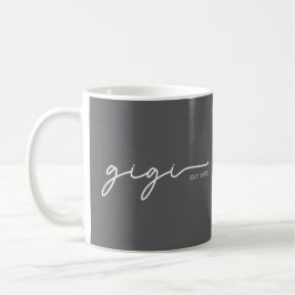 Taza De Café Gigi Est 20XX Mug – Personalized Grandma Gift     