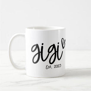 Taza De Café GiGi Fundada 2023, Primera Abuela
