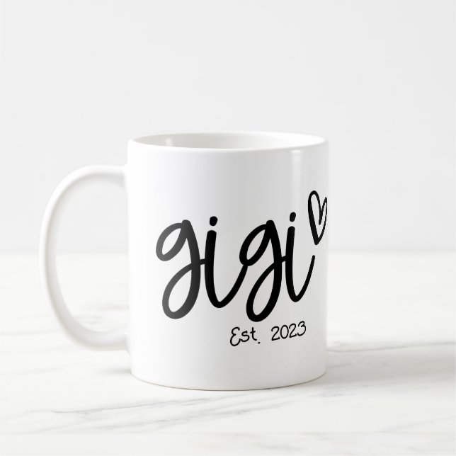 Taza De Café GiGi Fundada 2023, Primera Abuela (Izquierda)