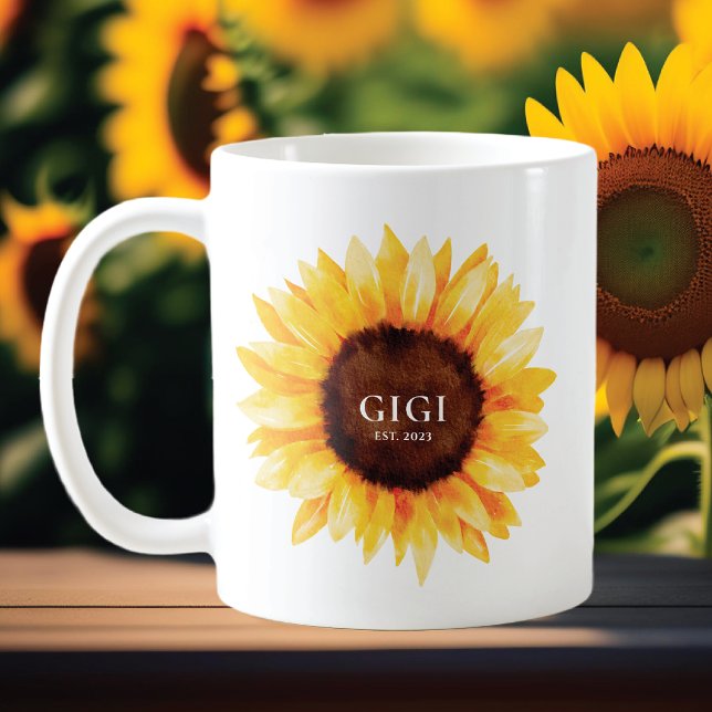 Taza De Café Gigi girasol (Subido por el creador)