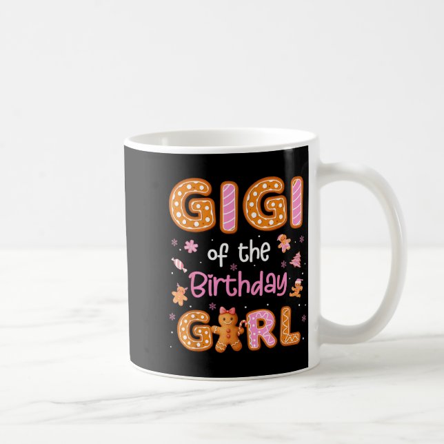Taza De Café Gigi Of The Birthday Girl Gingerbread Family Chris (Derecha)