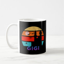 Taza De Café Gigi Retro Sunset Ocean Grandfather