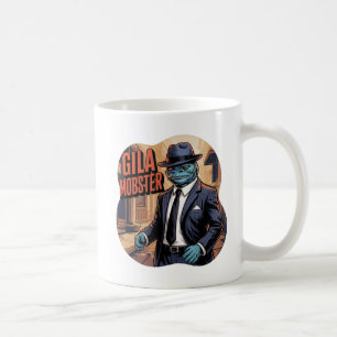 Taza De Café Gila Mobster Ilustracion Combo Creatura Graciosa