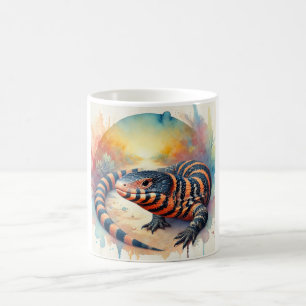 Taza De Café Gila Monster in the Desert Light 101024AREF144 - W