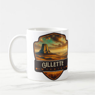 Taza De Café Gillette, Wyoming Vintage