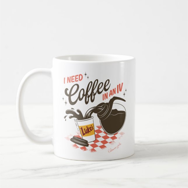 Taza De Café Gilmore Girls Luke’s Coffee IV Quote (Izquierda)